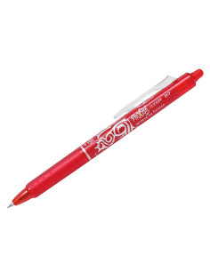 Boligrafo pilot frixion clicker borrable 0,7 mm punta media rojo en blister 2