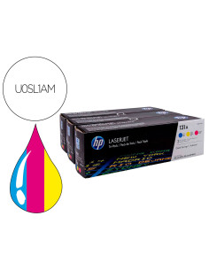 Toner hp n 131a pack 3toner cian/magenta/amarillo