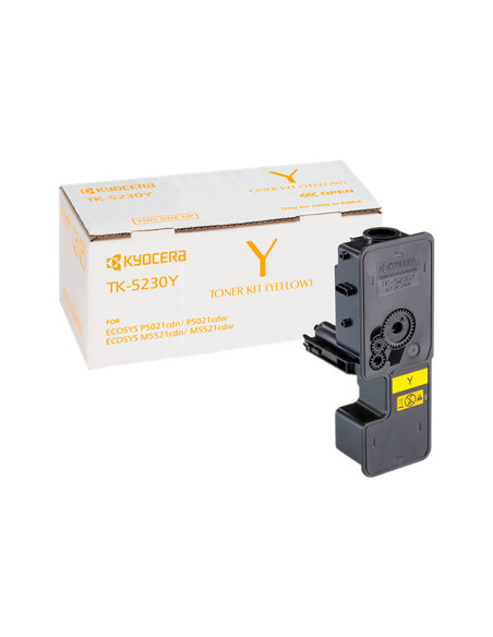 Toner kyocera mita tk-5230y amarillo 2200 pag