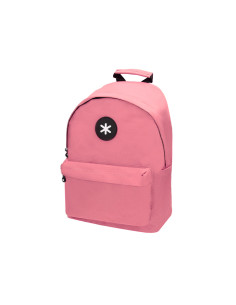 Cartera antartik mochila con asa y bolsillos con cremallera color coral 310x160x410 mm 2