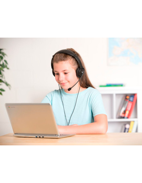 Auricular kensington hi-fi con microfono usb cable 180 cm