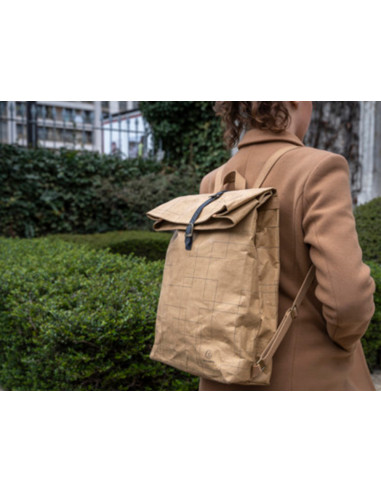 Mochila exacompta eterneco cuero imitacion vegetal 360x100x450 mm