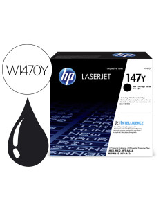 Toner hp 147y enterprise m611dn / m612dn / m635z / m636z / m635h mfp / m636fh mfp negro 42000 paginas