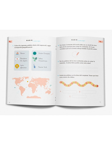 Cuaderno rubio competencia lectora 3 mundo viajero
