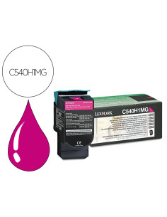 Toner lexmark laser c540h1mg c540 / c543 / c544 / x543 / x544 magenta 2000 paginas