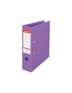 Archivador de palanca esselte colour breeze carton forrado pvc din a4 lomo 75 mm color malva 2