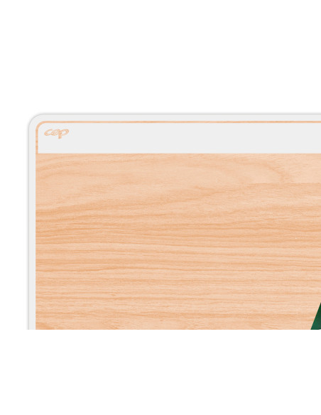 Vade de sobremesa cep silva bambu con solapa transparente 585x385x2 mm