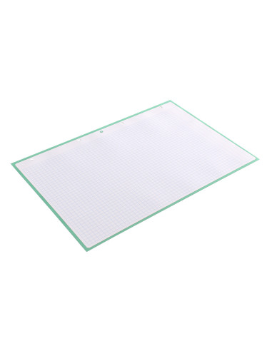 Recambio a4 antartik 80 hojas 90g/m2 cuadro 5 mm 4 taladros 1 banda marco color menta