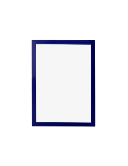 Marco porta anuncios liderpapel magnetico din a4 dorso adhesivo removible color azul