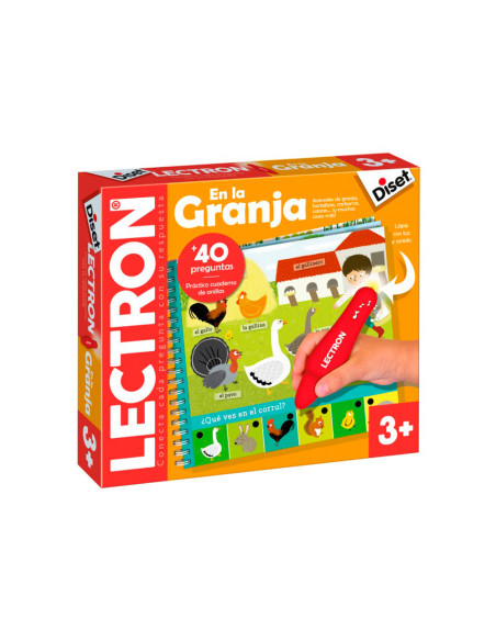 Juego diset didactico lectron en la granja