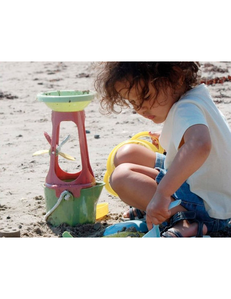 Molino de arena y agua vikingtoys ecoline ecologico y reciclable