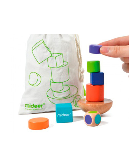 Juego mideer balanceo equilibra las figuras madera