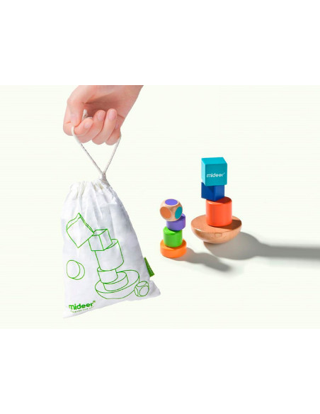 Juego mideer balanceo equilibra las figuras madera