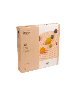 Juego didactico andreutoys sistema solar 3d madera