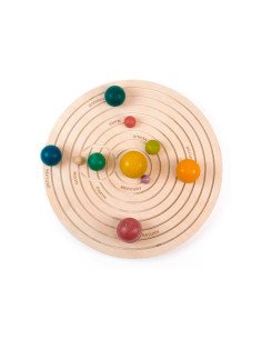 Juego didactico andreutoys sistema solar 3d madera 2