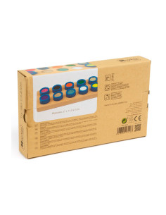 Juego didactico andreutoys cubos tactiles 10 texturas 2
