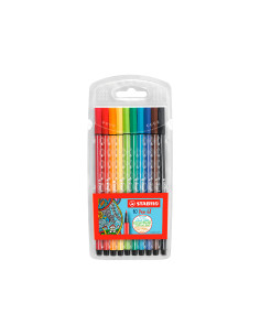 Rotulador stabilo acuarelable pen 68 estuche carton de 10 unidades colores surtidos 2