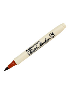 Rotulador artline supreme brush epfs pintura base de agua punta tipo pincel trazo fino marron 2