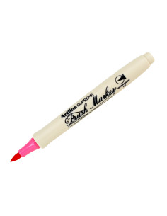 Rotulador artline supreme brush epfs pintura base de agua punta tipo pincel trazo fino rosa 2