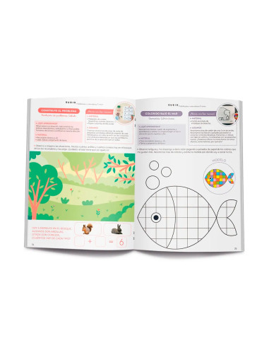 Cuaderno rubio habilidades matematicas + 5 años