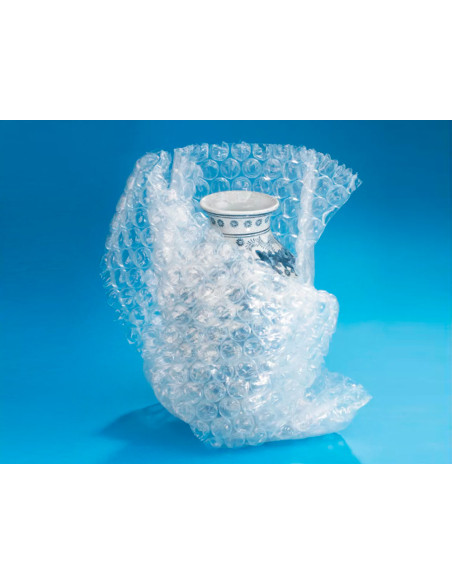 Plastico burbuja liderpapel ecouse 0.60x10m 30% de plastico reciclado