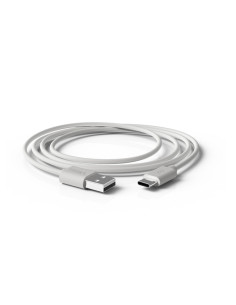 Cable groovy usb-a a tipo c longitud 1 mt color blanco 2
