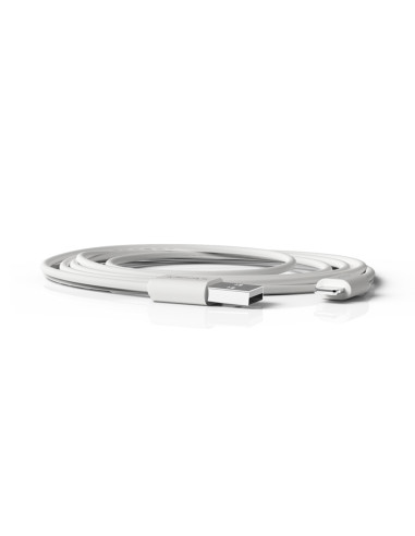 Cable groovy usb 2.0 a apple lightning longitud de cable 2 metros color blanco
