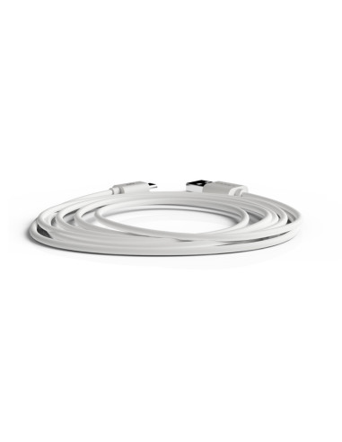 Cable groovy usb-a a micro usb longitud 2 mt color blanco