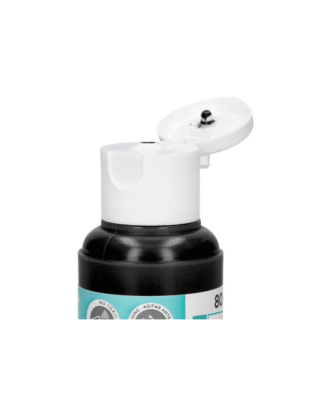 Pintura acrilica liderpapel bote de 80 ml negro