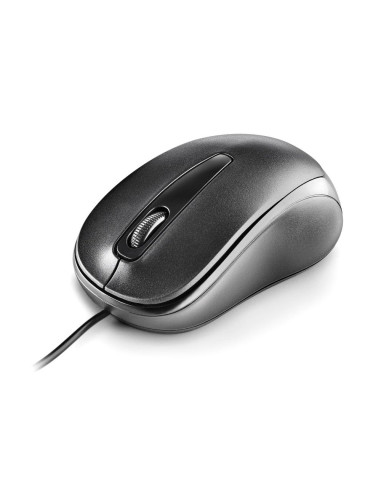 Raton ngs easy delta optico con cable 1200 dpi receptor usb 2 botones ambidiestros color negro