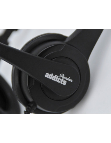 Auricular ngs vox 505 microfono y control de volumen diadema ajustable