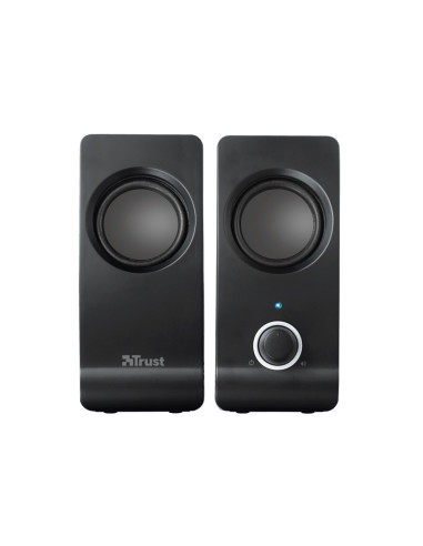 Altavoces trust remo 2.0 potencia maxima 16 w control volumen conexion usb 2.0 jack 3.5 mm color negro
