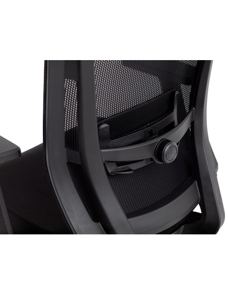 Silla giratoria q-connect ergonomica respaldo alto y reposacabeza ajustable en altura 1180+100x630x625 mm