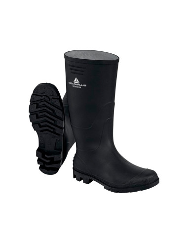 Botas deltaplus de seguridad stone pvc negro suela de tacos talla 39