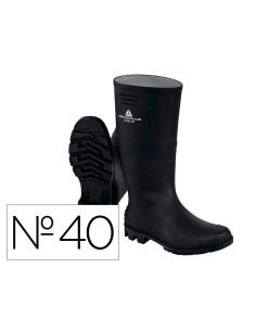 Botas deltaplus de seguridad stone pvc negro suela de tacos talla 40