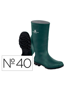 Botas deltaplus de seguridad stone pvc verde suela de tacos talla 40