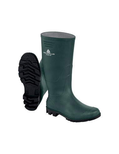 Botas deltaplus de seguridad stone pvc verde suela de tacos talla 43