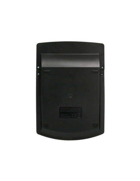Calculadora liderpapel sobremesa xf40 12 digitos dos lineas solar y pilas negro 175x120x30 mm 40% reciclada