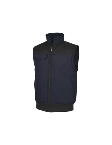Chaleco deltaplus multibolsillos con cremallera y mangas desmontables 80% poliester 20% algodon talla l