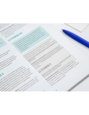 Bloc de notas adhesivas quita y pon q-connect 76x76 mm removible plastico translucido blanco 50 hojas