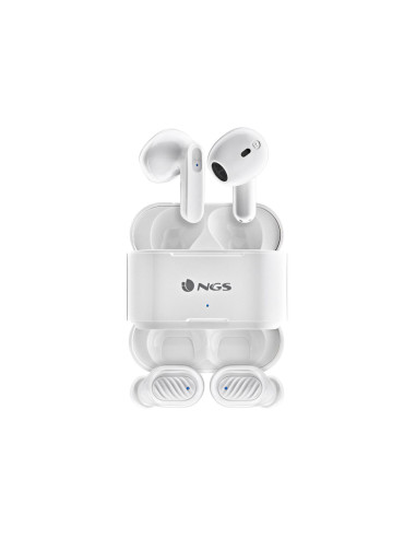 Auricular ngs artica duo bluetooth tactil 30 horas autonomia color blanco