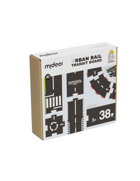 Juego midder transito del ferrocaril urbano