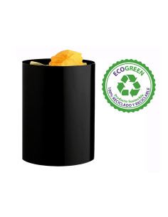 Papelera plastico archivo 2000 ecogreen 100% reciclada 18 litros color negro 260x335 mm 2