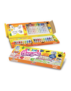 Rotulador carioca perfume caja 30 unidades colores surtidos 2