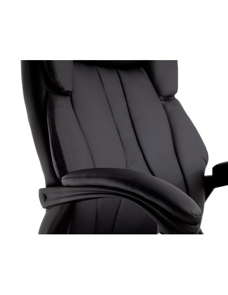 Silla q-connect direccion bolz ano simil piel base metalica alt max 1260 anc 650 prof 730 mm ruedas premium color negro