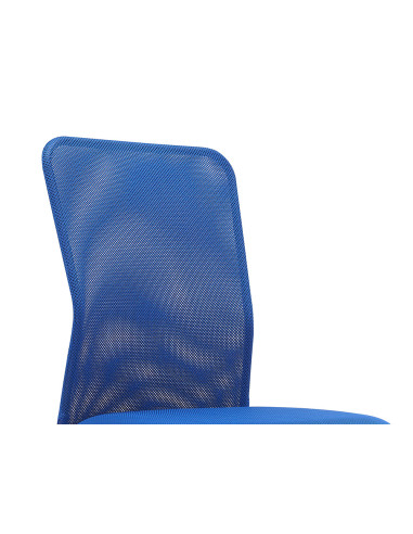 Silla q-connect oficina parma malla sin reposabrazos alt max 990 anc 480 prof 590 color azul