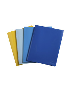 Carpeta exacompta escaparate 40 fundas din a4 reciclada polipropileno colores surtidos 2