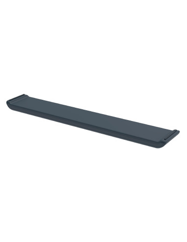 Reposamuñecas leitz ergo para teclado ajustable gris oscuro