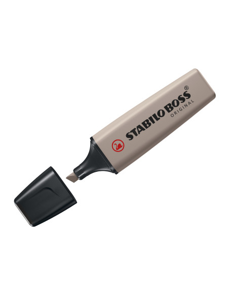 Rotulador stabilo boss original fluorescente nature colors gris calido