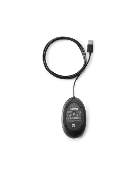 Raton hp 320m optico 1000 dpi usb-a longitud cable 180 cm color negro